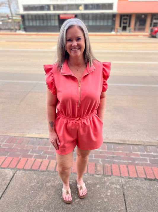 Pickin Peaches Romper