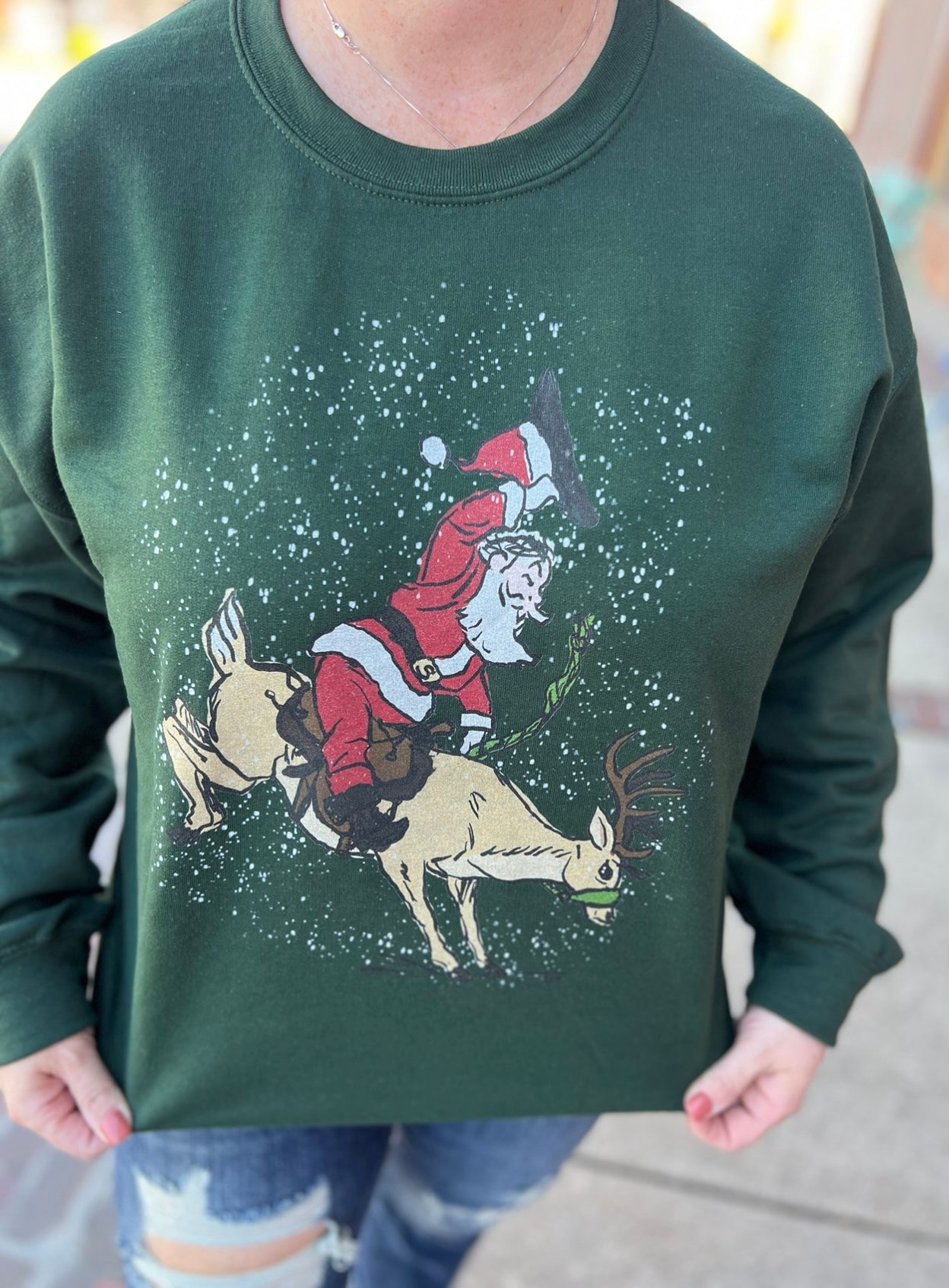 Reindeer Bucker Sweatshirt