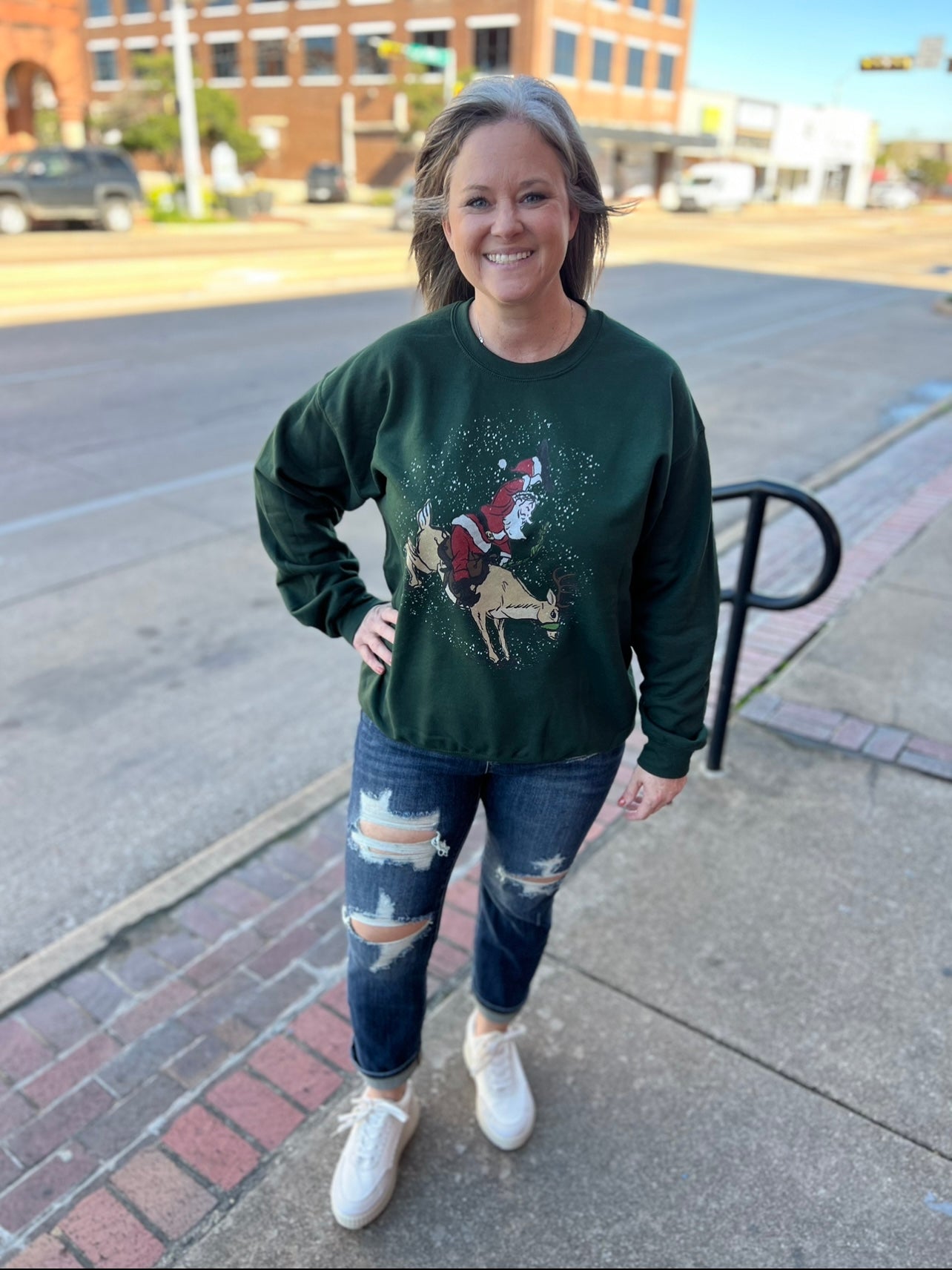 Reindeer Bucker Sweatshirt