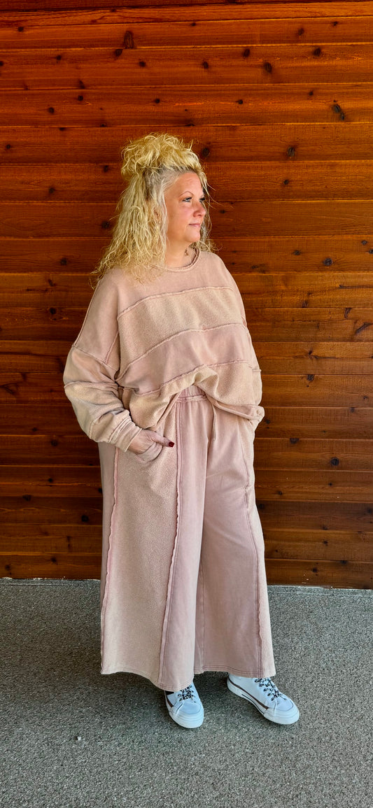 Cozy Days Mineral Wash Top (Set)