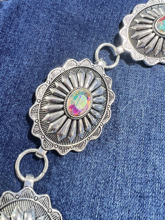 Nashville Rhinestone Concho Belt