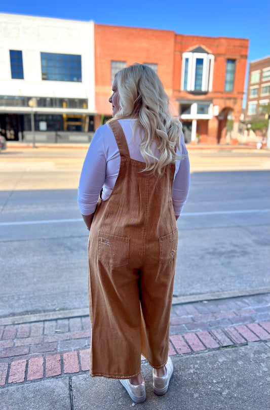 High Hopes Overalls in Honey