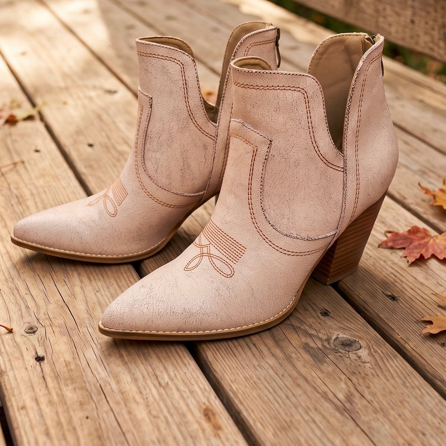 Corkys Cream Crackle Smoke Show Boots