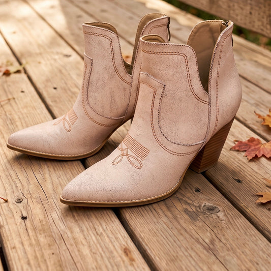 Corkys Cream Crackle Smoke Show Boots