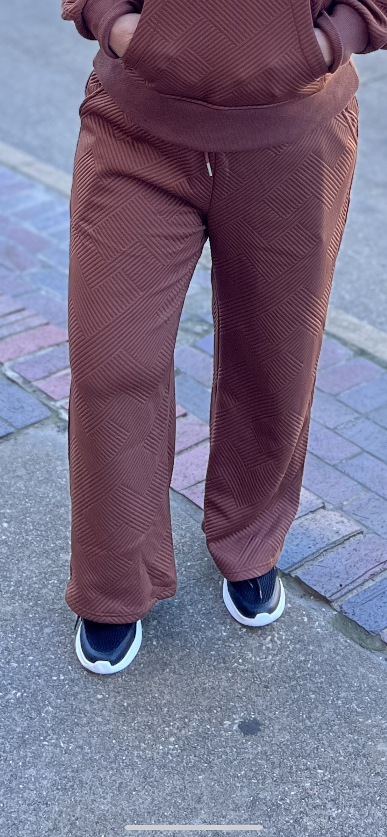 Toffee Textured Pants