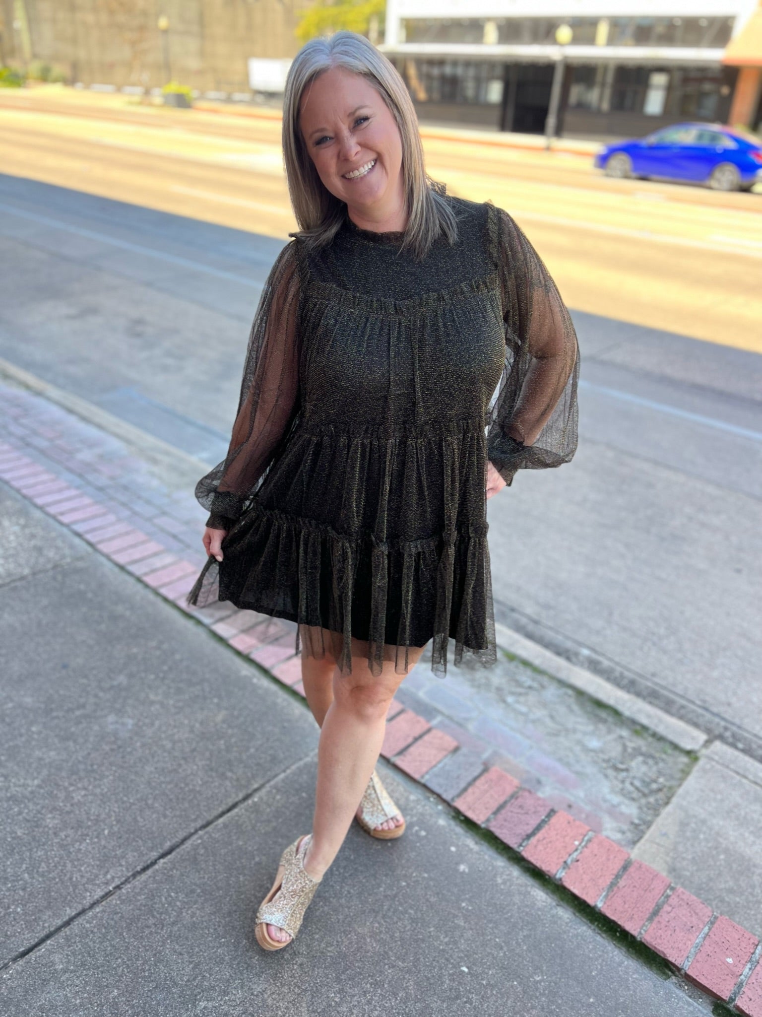 Black Gold Dust Dress Black Gold Dust Dress