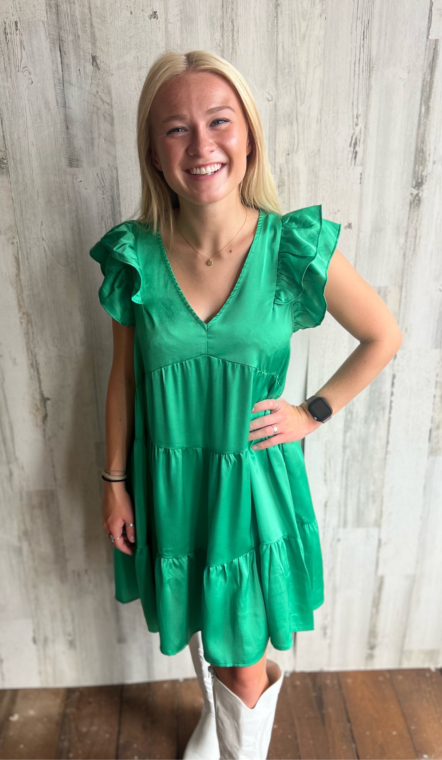 Blakely Green Dress