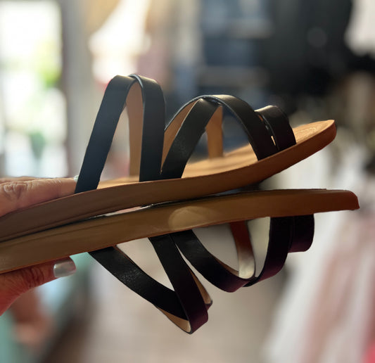Black Isabel Sandal