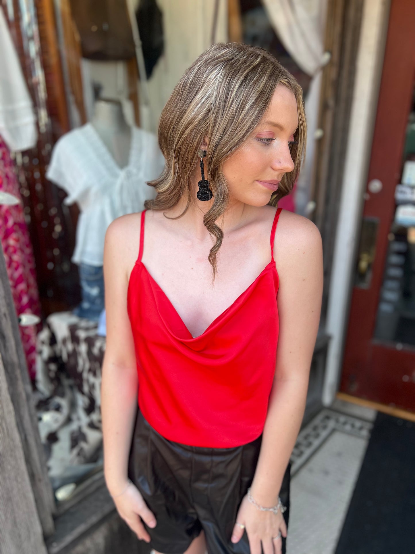 Red Emily Top