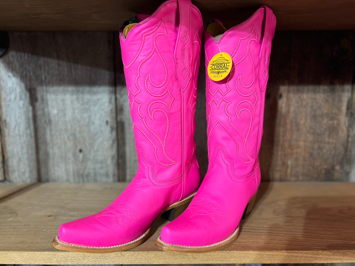 Corral Barbie Boots Fuchsia Embroidered