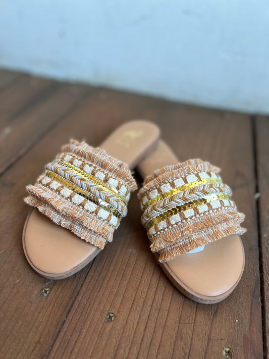 Camel Threads Sand Sandals