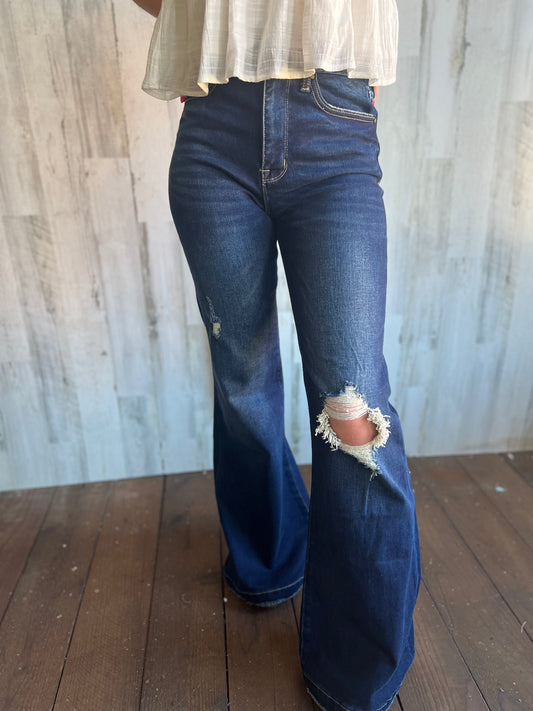 Abigail Destroyed High Rise Super Flare