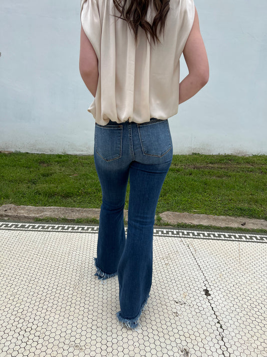 Judy Blue Tinsley Tulip Flare