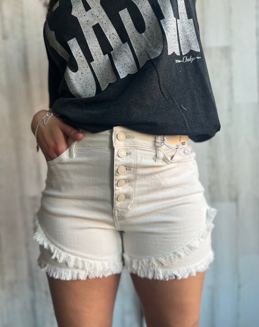 Judy Blue White Tulip